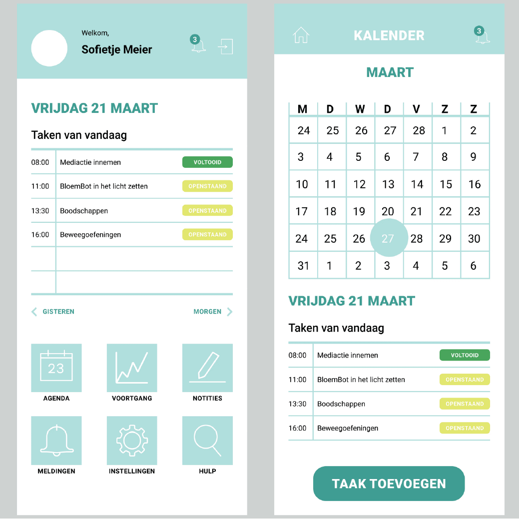 App scherm 1